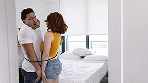 stepsis rides stepbro's cock like a slut hd