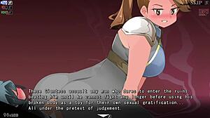 Feel my huge tall body crush you in this femdom facesitting defeat scene