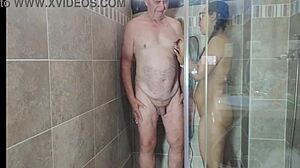 agarabas and olpr's steamy shaved shower jerk-off preview tease