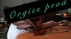 Smooth Shaved Bedroom Ebony Fucked Sideways by Big Black Cock Homemade 1on1 Lover