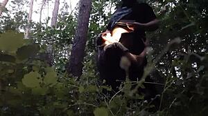 Wanna watch me mouthfuck stepsis in woods hiding boyfriend?