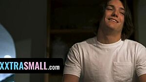 Stepdad Clueless as Stepson and Stepsister Fuck Around House Roughly