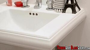 skinny teen bounces on massive black cock craving cum facial