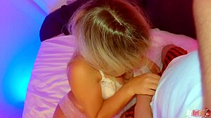 stepmom craves stepson's cock swallows every drop but who's really in control here