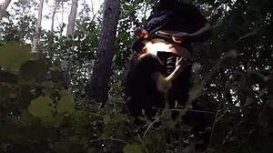 Wanna watch me mouthfuck stepsis in woods hiding boyfriend?