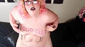 Punish This Fat Submissive Cum Slut's Hairy Pussy Hard
