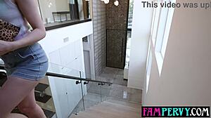 petite european stepsis big tits shower fucks stepbro vacation doggystyle pov