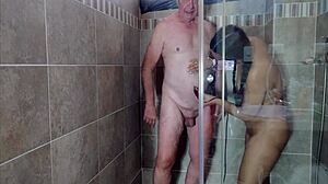 agarabas and olpr's steamy shaved shower jerk-off preview tease