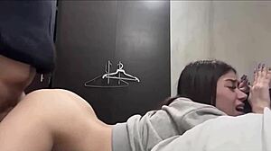 roomie teen rides monster cock nonstop in dorm creampie frenzy