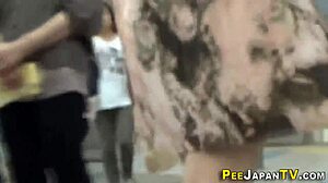 yo peep these asians peeing on hidden outdoor cams