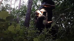 Wanna watch me mouthfuck stepsis in woods hiding boyfriend?
