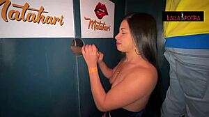 found huge thick cock at gloryhole sucked it hard cuck watching jungle bush?