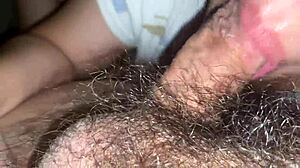 my horny girlfriend sucks cock bends over for cum on ass