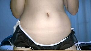 Clumsy Skinny Student Naughty Striptease Pillow Hump