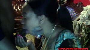 Puerto Rican Latina Swallows Big Black Cock Homemade