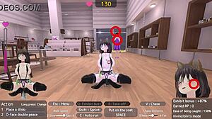 Exhibitionist slut masturbates publicly in store humiliating herself for all