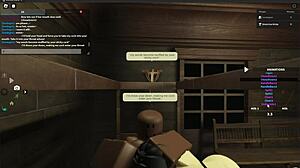 I'm roughly fucking this monster cock whore in Roblox studio