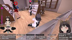 Exhibitionist slut masturbates publicly in store humiliating herself for all