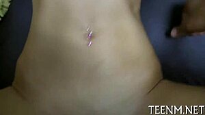 Sabrina Banks Legal Age Teen Fucks Missionary Blowjob Rough for Cash Dollars