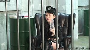 WOMAN GUARD DOMINATES PRISONER IN EJACULATION CONTROL!