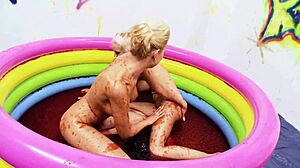 hey lou lou, wanna lick cherry jam off christine's nipples too?