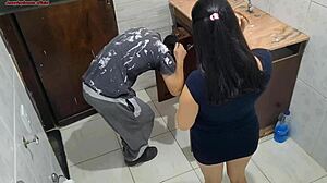 Wife Greets Plumber With Tight Pussy Pounding