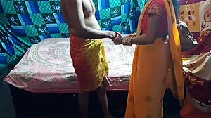 hot desi girlfriend bhabhi fucks hard in bedroom with hindi dirty talk