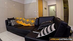 big tits ebony milf strips fucks boss after hardcore interview