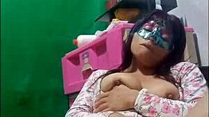 wanna see my stepsister's first homemade porn video where she handles herself like a pro?