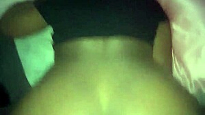 Amateur bitch moans loudly as monster bbc stretches her big ass pussy