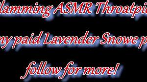 white goddess chokes on sloppy upside down facefuck creampie