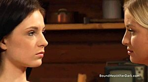 pale big natural tits lesbian slave get whipped bound submissive hard