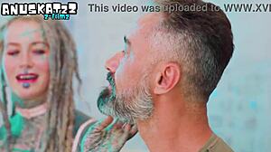 hippie goth takes huge cock anal ass to mouth gape skinny pierced