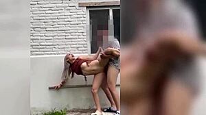 Nos gana la calentura... terminamos follando al aire libre 😈🍆💦