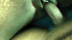 big black cock plunges deep into her soaking wet pussy