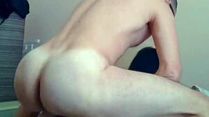 Wife In Stockings Rides Cock Wild In Private Home Video!