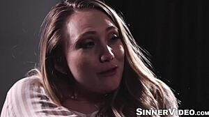 hey tommy gunn lets aj applegate ride his thick cock cowgirl style