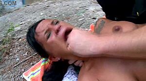 Girlfriend's Tight Amateur Ass Pounded In Intense Anal Bareback