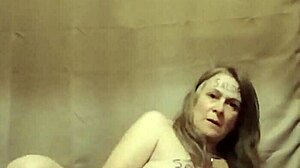 slave Gags Herself In Brutal Auto-submission Play