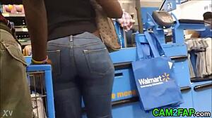 wanna see this fat bbw ass bounce on hidden cam?