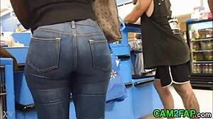 wanna see this fat bbw ass bounce on hidden cam?