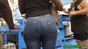 wanna see this fat bbw ass bounce on hidden cam?