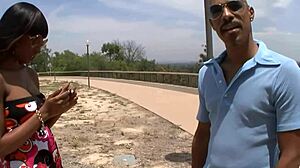 black milf eunique's shaved pussy tempts that monster black cock ride