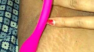 oh man desi alisha bhabhi's masturbation with dildo looks so hot...