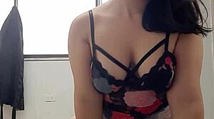 Cam Girl Melany's Dildo Ride Ends in Hot Oops Poop Slip