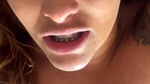 hey wanna video call? flashing tits then blowjob gift at end