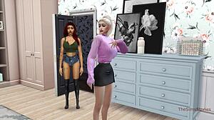 stepsis wrestler pins and straps her stepsis pussy hard