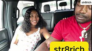 Busty Ebony Stranger's Mardi Gras BBC Parade Ride