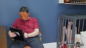 Brutal Ass-to-Mouth Therapy Stretches Cute Hole Painfully