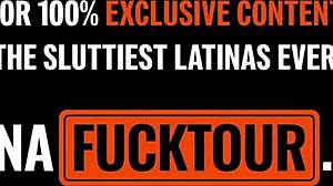 Shaved Pussy Latina Milf Stretched by Big Cock Tourist